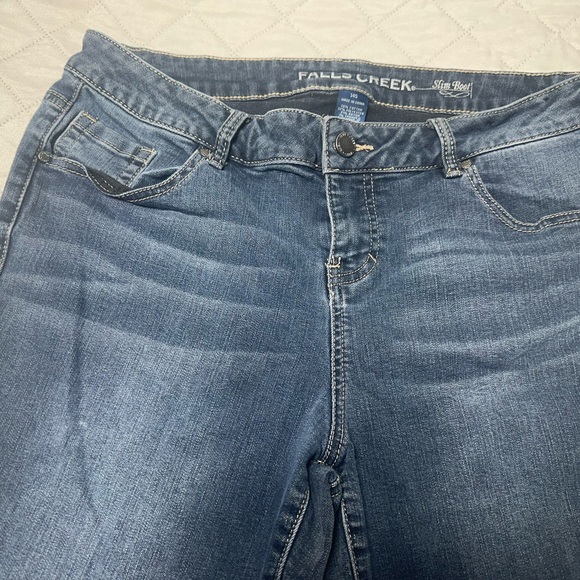 Falls Creek Women's Straight Leg Jeans in Blue - Picture 3 of 8